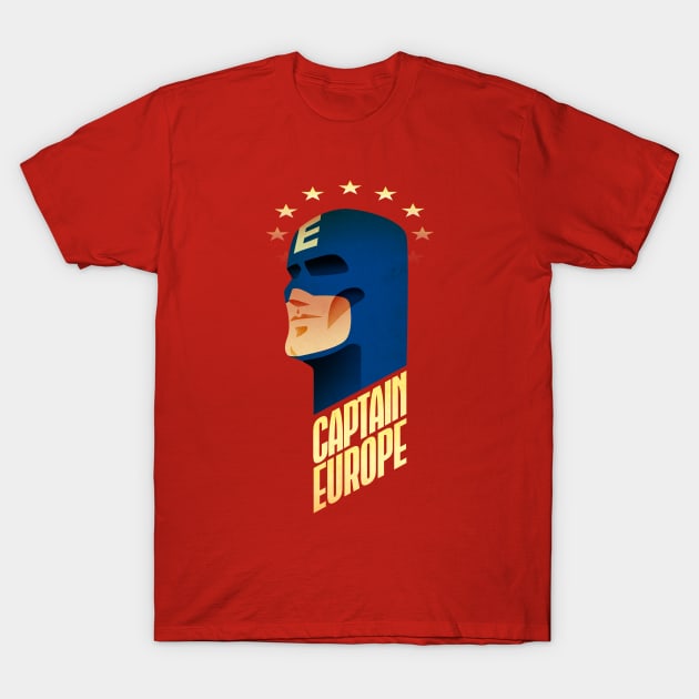 Captain Europe T-Shirt by astronaut